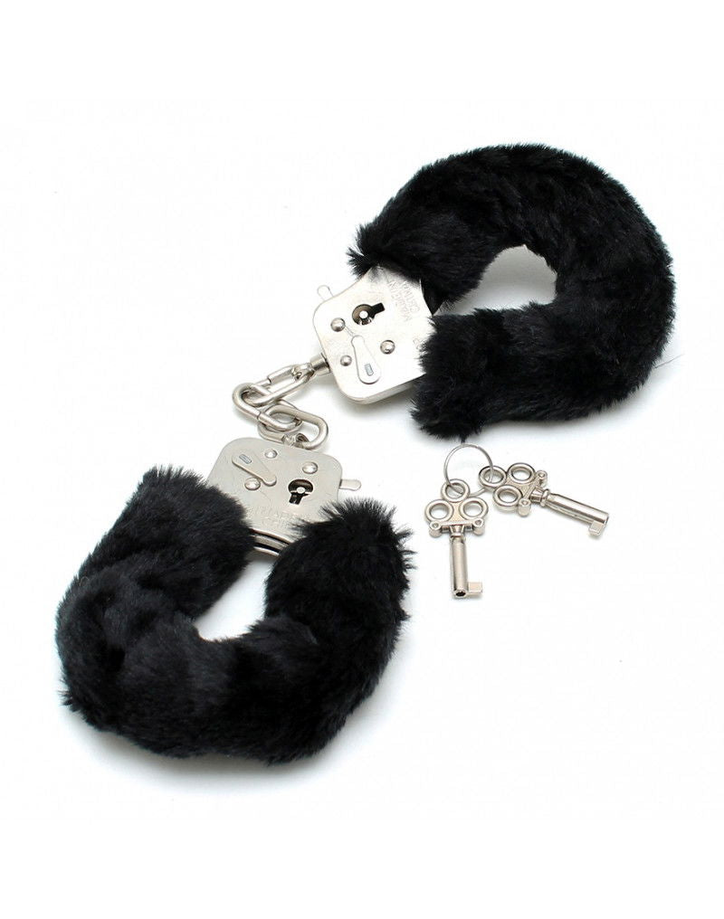 Rimba - Politie Handboeien met zwart bont