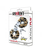 Rimba - Politie Handboeien met bont in luipaard print