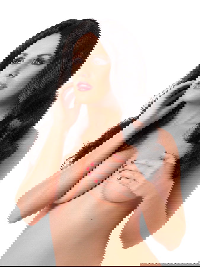 Amorable by Rimba - Pruik met lang, zwart haar