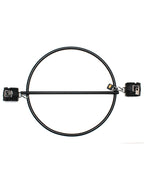 Rimba Restraint Ring met leren boeien en hangslot