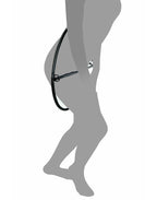 Rimba Restraint Ring met leren boeien en hangslot