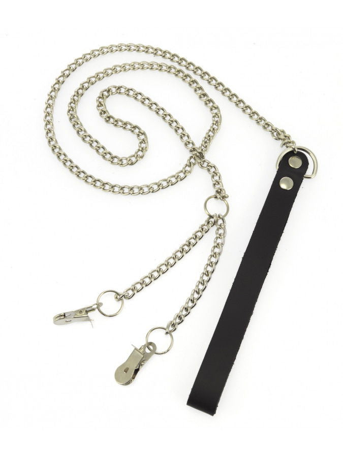 Rimba - Schaamlip/Tepel klemmen met leidsel