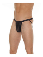 Amorable by Rimba - Doorzichtige jockstrap - One Size - Zwart