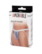 Amorable by Rimba - Doorzichtige jockstrap - One Size - Wit
