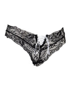 Amorable by Rimba - Slip - One Size - Zwart / Wit