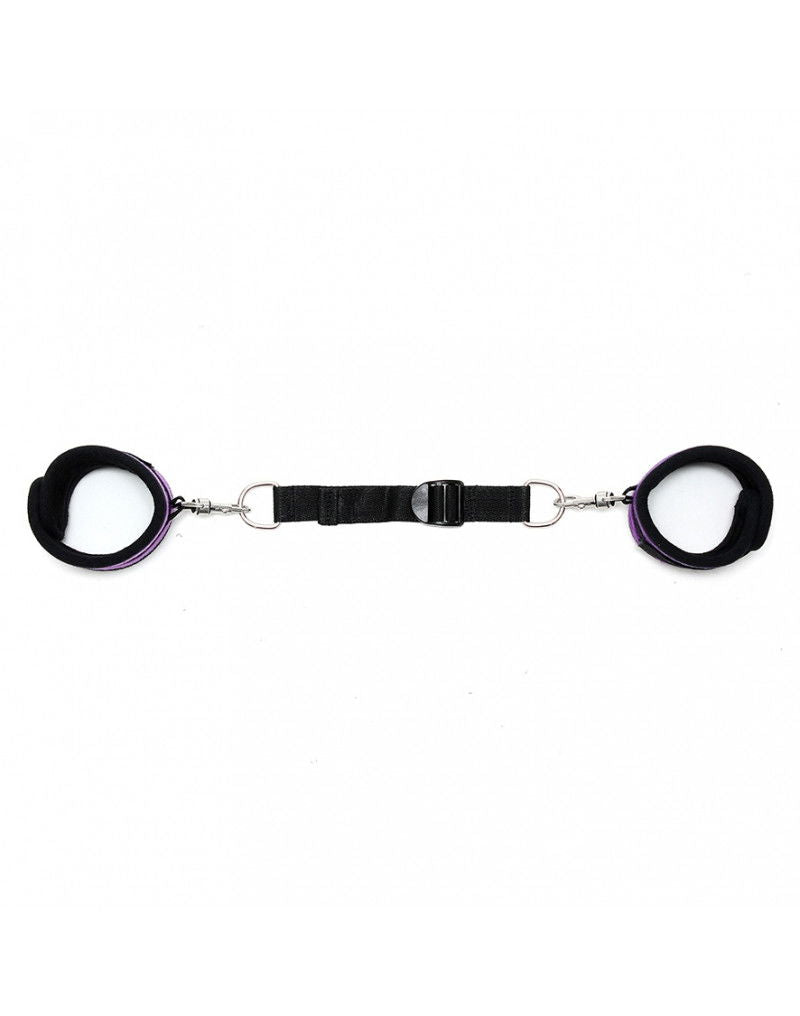 Rimba - Soft Bondage klittenband voetboeien met band van 30 cm. en karabijnhaken