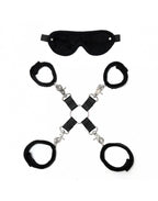 Rimba - Soft bondage set met klittenband (6-delig)