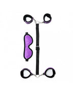 Rimba - Softbondage Hand naar Enkel boeienset met Masker