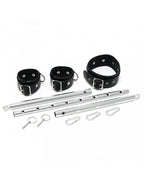 Rimba - Spreidstang met lederen handboeien halsband