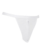 Amorable by Rimba - Doorzichtige string met ritssluiting - One Size - Wit