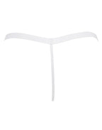 Amorable by Rimba - Doorzichtige string met ritssluiting - One Size - Wit