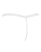 Amorable by Rimba - Doorzichtige string met ritssluiting - One Size - Wit