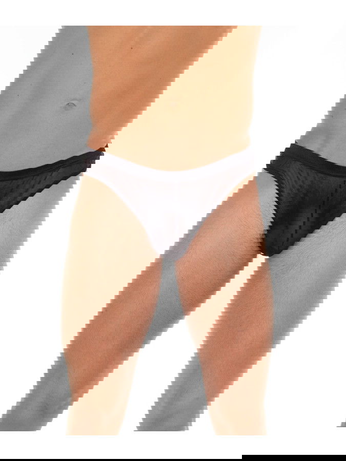 Amorable by Rimba - Doorzichtige string - One Size - Zwart