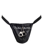 Amorable by Rimba - String met tekst - One Size - Zwart