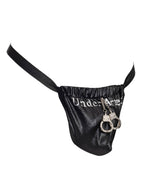 Amorable by Rimba - String met tekst - One Size - Zwart