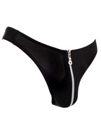 Amorable by Rimba - String met ritssluiting - One Size - Zwart