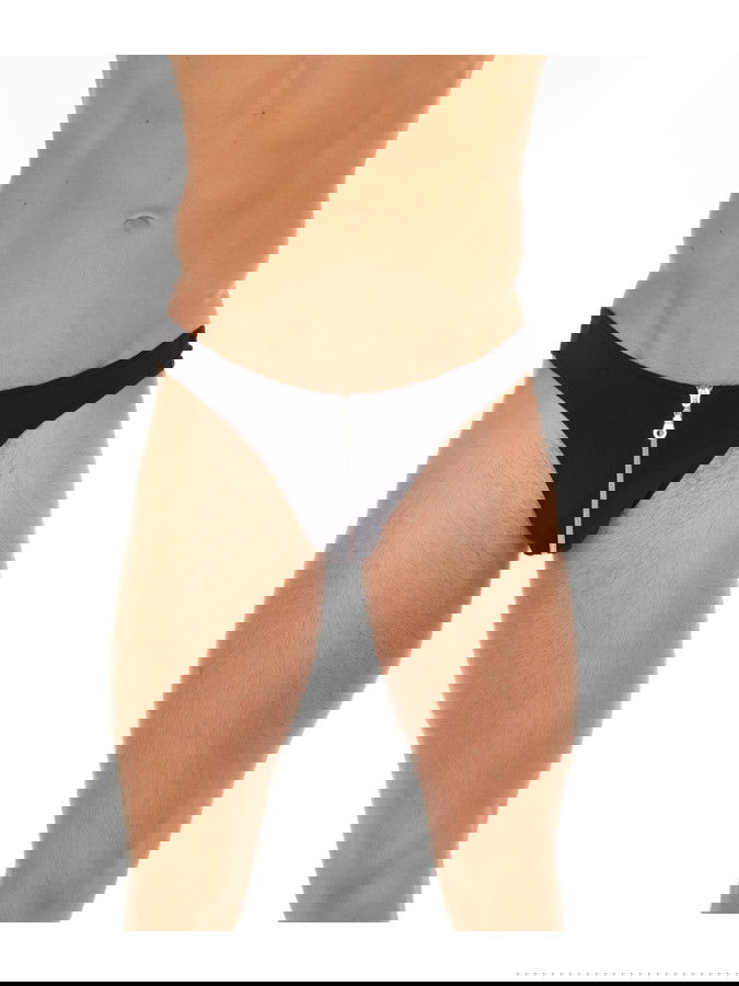 Amorable by Rimba - String met ritssluiting - One Size - Zwart