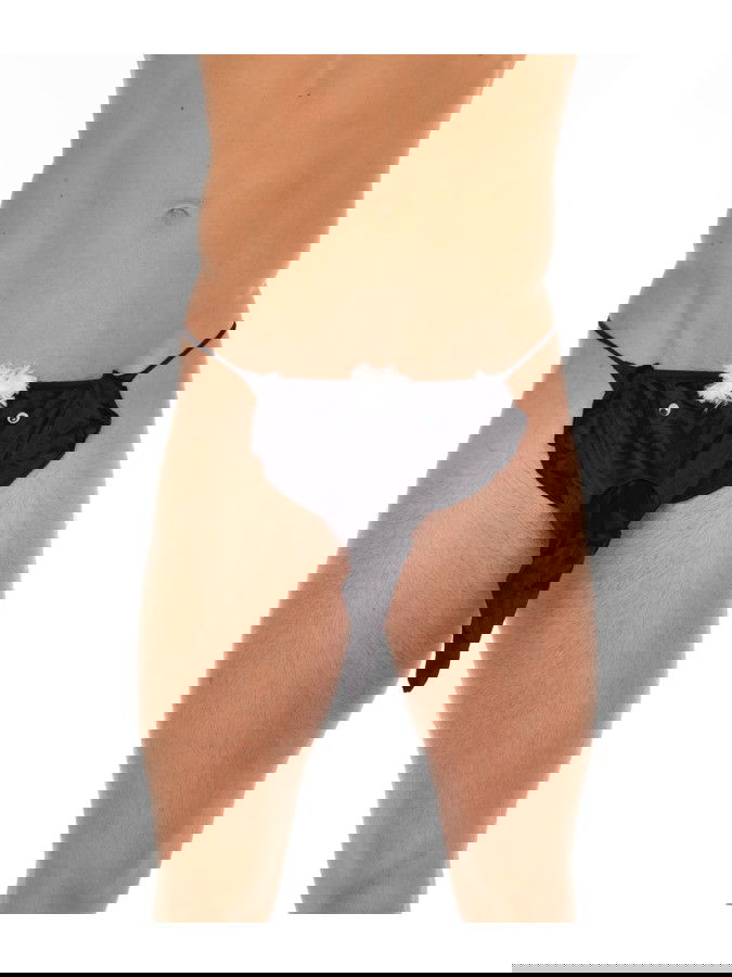 Amorable by Rimba - String met olifantenkop - One Size - Zwart