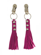 Rimba - Tepelklemmen met lederen zweepjes