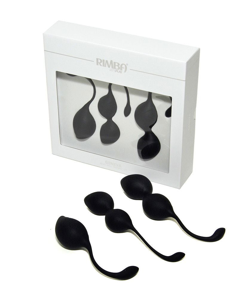 Rimba Toys - Geneva - Kegel Balletjes Training Set - Zwart