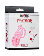 Rimba P-Cage - P-Cage PC01 - Peniskooi Maat L - Roze