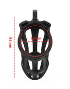 Rimba P-Cage - P-Cage PC02 - Peniskooi Maat M - Zwart