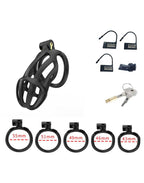 Rimba P-Cage - P-Cage PC02 - Peniskooi Maat M - Zwart