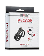 Rimba P-Cage - P-Cage PC02 - Peniskooi Maat S - Zwart
