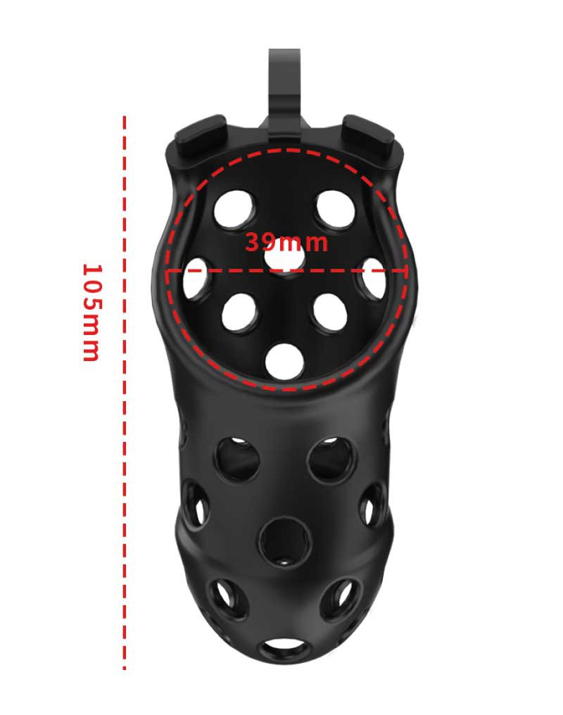 Rimba P-Cage - P-Cage PC03 - Peniskooi Maat L - Zwart