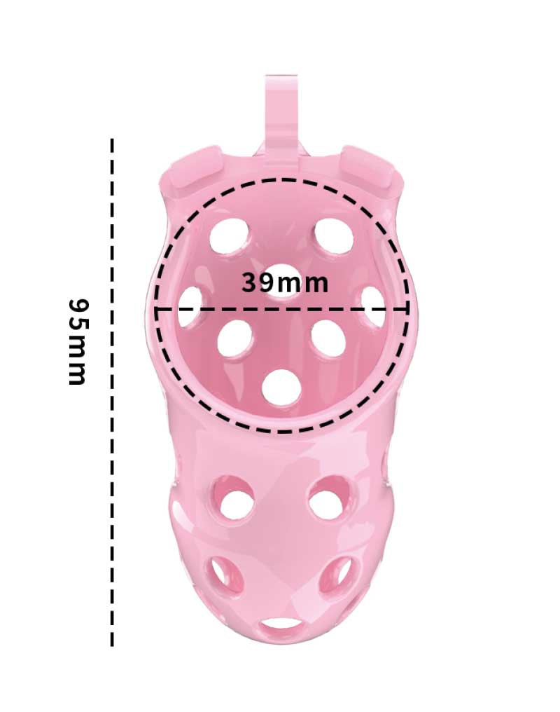 Rimba P-Cage - P-Cage PC03 - Peniskooi Maat M - Roze