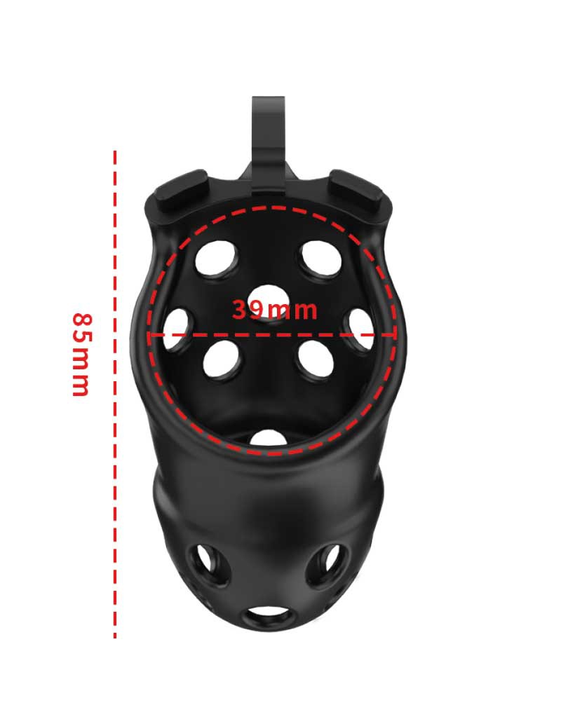Rimba P-Cage - P-Cage PC03 - Peniskooi Maat S - Zwart