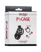 Rimba P-Cage - P-Cage PC03 - Peniskooi Maat S - Zwart