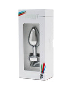 Rimba Toys - Pisa - Butt Plug met LED Licht - Zilver