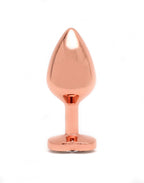 Rimba Toys - Pisa - Heart Shaped Butt Plug - Rosé Goud