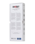 Rimba Toys - Sensual Nights SN03 - Rabbit Vibrator - Zwart