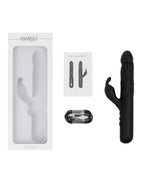 Rimba Toys - Sensual Nights SN06 - Realistische Rabbit Vibrator - Zwart