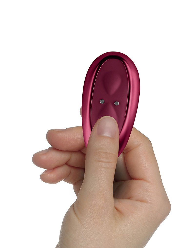 Rocks-Off - Ruby Glow Rosa - Sit-on Vibrator met Afstandsbediening - Rood