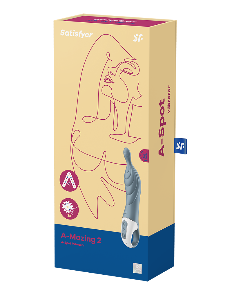 Satisfyer - A-Mazing 2 - A-Spot Vibrator - Grijs