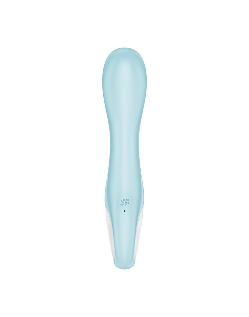 Satisfyer - Air Pump Vibrator 5+ - Opblaasbare G-Spot Vibrator (met App Control) - Blauw
