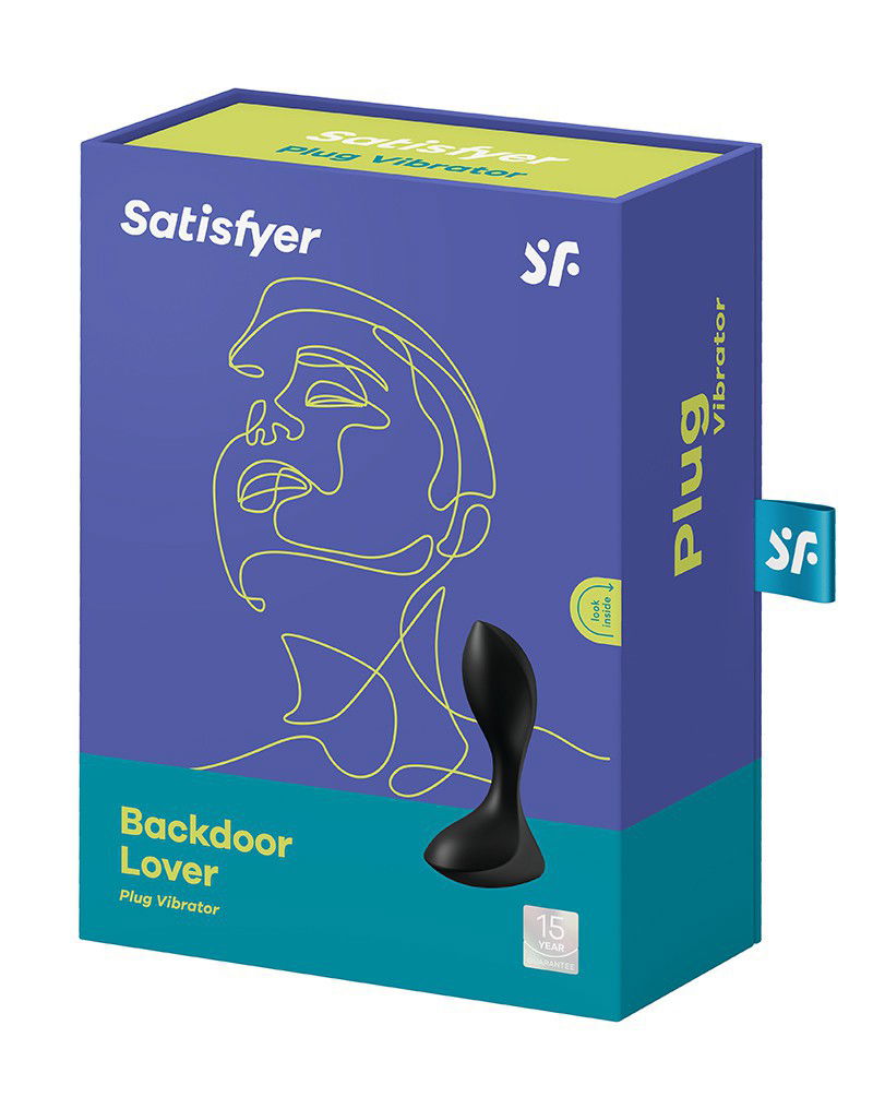 Satisfyer - Backdoor Lover - Anaal Vibrator - Zwart