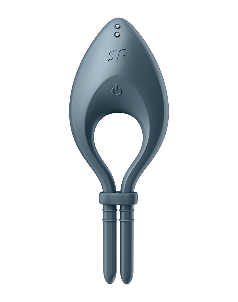 Satisfyer - Bullseye - Cockring Vibrator - Donkerblauw