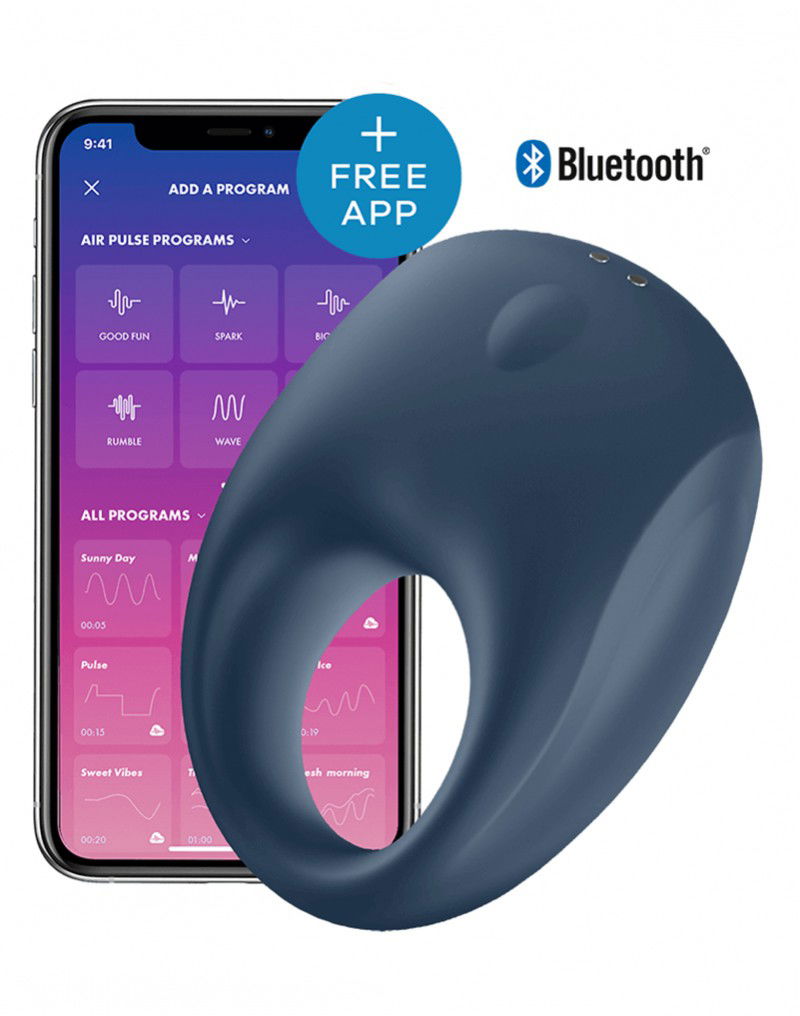 Satisfyer Cock Ring Strong One / incl. Bluetooth and App