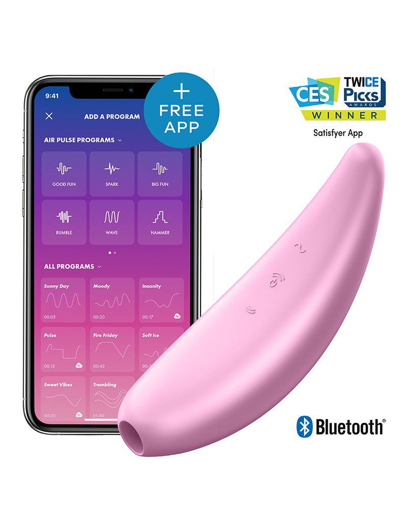 Satisfyer Curvy 3+ Pink / incl. Bluetooth and App