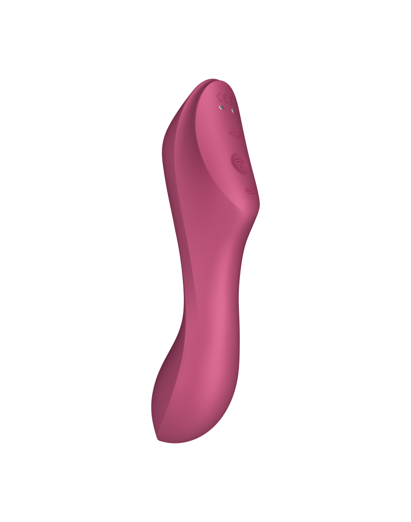 Satisfyer - Curvy Trinity 3 - 3-in-1 Vibrator - Rood