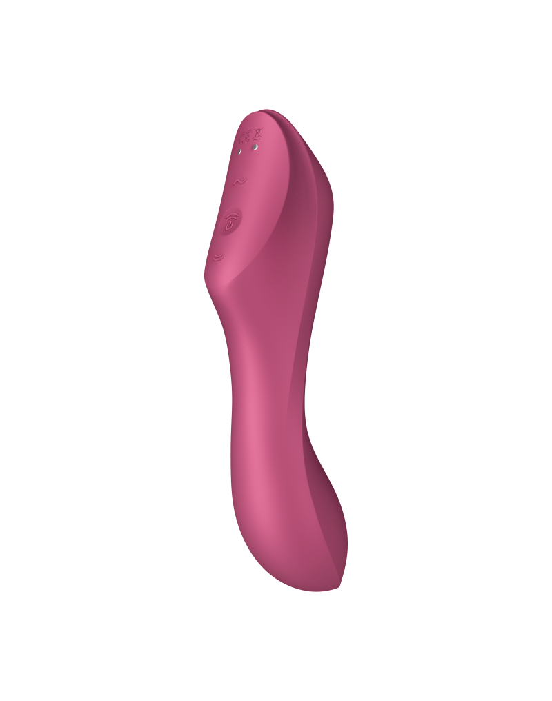 Satisfyer - Curvy Trinity 3 - 3-in-1 Vibrator - Rood