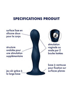 Satisfyer - Dubbele Bal-R - Donkerblauw