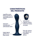 Satisfyer - Dubbele Bal-R - Donkerblauw