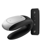 Satisfyer - Double Fun - Luxe Koppel Vibrator - Zwart