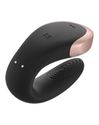 Satisfyer - Double Love - Luxe Partner Vibrator - Zwart