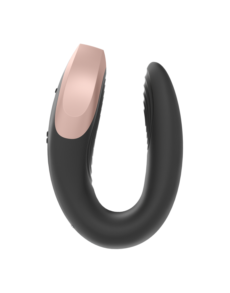 Satisfyer - Double Love - Luxe Partner Vibrator - Zwart